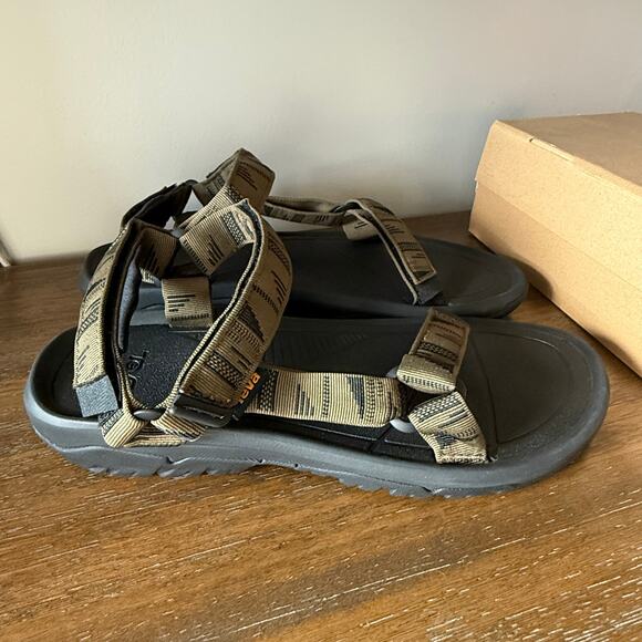 Teva Men’s Hurricane XLT2 Dark Olive Print Sport Sandals- Size 13 - Picture 4 of 11
